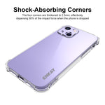 Hat-Prince ENKAY Custodia morbida antiurto in TPU trasparente con protezione anticaduta, For iPhone 13 mini, For iPhone 13, For iPhone 13 Pro, For iPhone 13 Pro Max