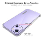 Hat-Prince ENKAY Custodia morbida antiurto in TPU trasparente con protezione anticaduta, For iPhone 13 mini, For iPhone 13, For iPhone 13 Pro, For iPhone 13 Pro Max