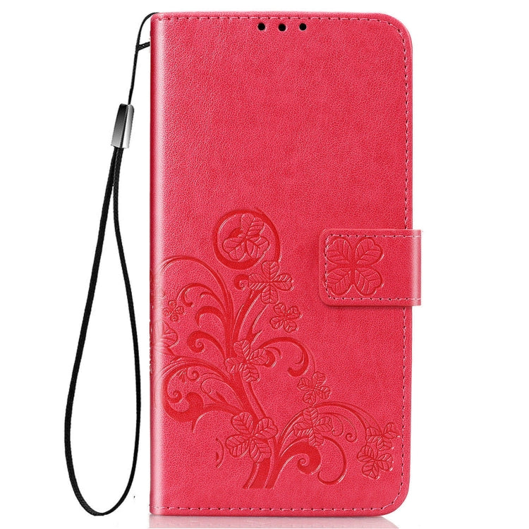 Custodia in pelle con protezione per telefono cellulare con fibbia in rilievo con chiusura a quattro foglie con cordino e slot per schede e portafoglio e funzione staffa, For Samsung Galaxy A03s 164mm, For Samsung Galaxy  A22 4G, For Samsung Galaxy A82...
