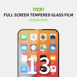 Pellicola in vetro temperato a schermo intero MOFI 9H 2.5D, For iPhone 13 mini, For iPhone 13 / 13 Pro, For iPhone 13 Pro Max