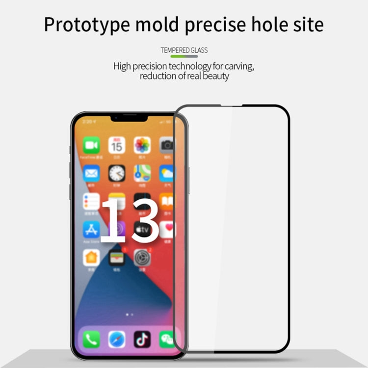 Pellicola in vetro temperato a schermo intero MOFI 9H 2.5D, For iPhone 13 mini, For iPhone 13 / 13 Pro, For iPhone 13 Pro Max