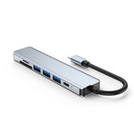 Docking station HUB 7 in 1 USB-C con HDMI 4K 30Hz