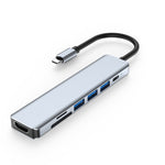 Docking station HUB 7 in 1 USB-C con HDMI 4K 30Hz