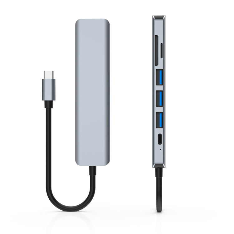Docking station HUB 7 in 1 USB-C con HDMI 4K 30Hz