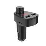 G13 Lettore MP3 per auto Dispositivo vivavoce Bluetooth Trasmettitore FM Kit per auto Caricatore rapido doppio USB, G13
