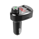 G13 Lettore MP3 per auto Dispositivo vivavoce Bluetooth Trasmettitore FM Kit per auto Caricatore rapido doppio USB, G13