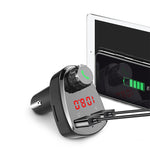 G13 Lettore MP3 per auto Dispositivo vivavoce Bluetooth Trasmettitore FM Kit per auto Caricatore rapido doppio USB, G13