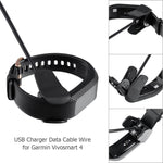 Caricabatterie in plastica per Smartwatch Garmin Vivosmart 4, cavo dati, cavo di ricambio, 1m
