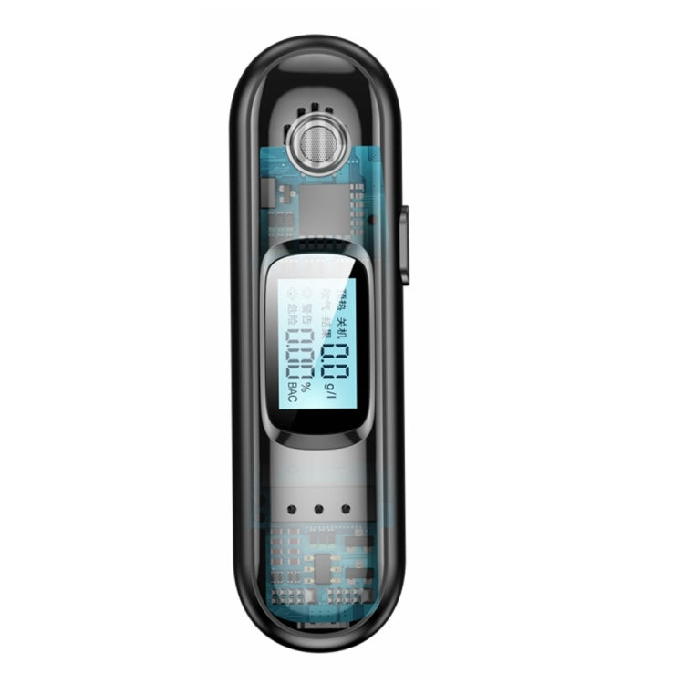 T01 Breath Alcohol Test Rilevatore senza contatto Display LCD digitale Etilometro della polizia, T01