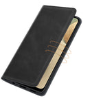 Per Samsung Galaxy F12 / M12 Custodia in pelle con ventosa magnetica da lavoro retro-skin con supporto e slot per carte e portafoglio, For Galaxy F12 / M12