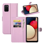 Per Samsung Galaxy A03s Litchi Texture Custodia protettiva a vibrazione orizzontale con supporto e slot per schede e portafoglio, For Galaxy A03s 166mm