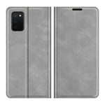 Per Samsung Galaxy A03s Custodia in pelle con ventosa magnetica per affari retro-pelle con supporto, slot per carte e portafoglio, For Galaxy A03s 164mm