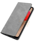 Per Samsung Galaxy A03s Custodia in pelle con ventosa magnetica per affari retro-pelle con supporto, slot per carte e portafoglio, For Galaxy A03s 164mm
