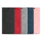 Per Samsung Galaxy A03s Custodia in pelle con ventosa magnetica per affari retro-pelle con supporto, slot per carte e portafoglio, For Galaxy A03s 164mm