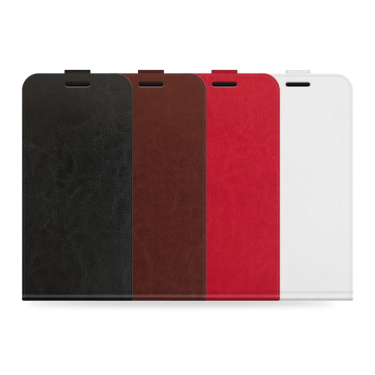 Per Samsung Galaxy A03s R64 Texture Custodia protettiva in pelle a vibrazione verticale singola con slot per schede e cornice per foto, For Galaxy A03s 166mm