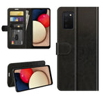 Per Samsung Galaxy A03S R64 Texture Custodia protettiva a vibrazione orizzontale singola con supporto e slot per schede e portafoglio e cornice per foto, For Samsung Galaxy A03s 164mm