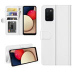 Per Samsung Galaxy A03S R64 Texture Custodia protettiva a vibrazione orizzontale singola con supporto e slot per schede e portafoglio e cornice per foto, For Samsung Galaxy A03s 164mm