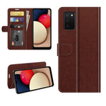 Per Samsung Galaxy A03S R64 Texture Custodia protettiva a vibrazione orizzontale singola con supporto e slot per schede e portafoglio e cornice per foto, For Samsung Galaxy A03s 164mm