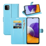 Per Samsung Galaxy A22 5G Litchi Texture Custodia protettiva a vibrazione orizzontale con supporto e slot per schede e portafoglio, For Galaxy A22 5G