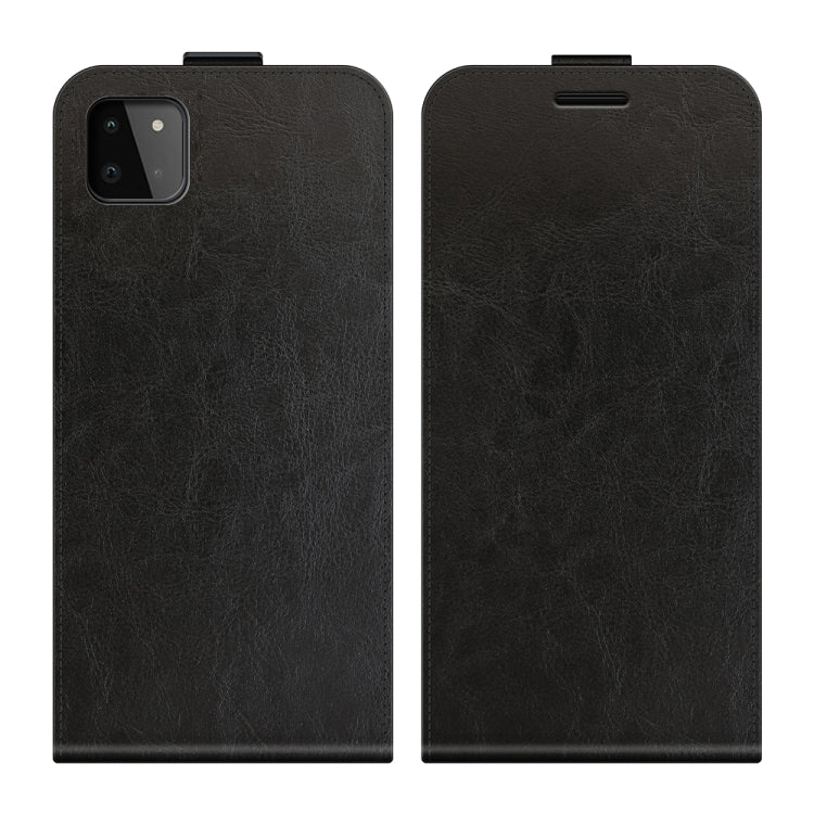 Per Samsung Galaxy A22 5G R64 Texture Custodia protettiva in pelle a vibrazione verticale singola con slot per schede e cornice per foto, For Galaxy A22 5G