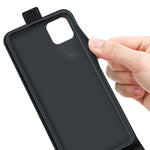 Per Samsung Galaxy A22 5G R64 Texture Custodia protettiva in pelle a vibrazione verticale singola con slot per schede e cornice per foto, For Galaxy A22 5G