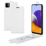 Per Samsung Galaxy A22 5G R64 Texture Custodia protettiva in pelle a vibrazione verticale singola con slot per schede e cornice per foto, For Galaxy A22 5G