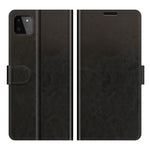 Per Samsung Galaxy A22 5G R64 Texture Custodia protettiva a vibrazione orizzontale singola con supporto e slot per schede e portafogli e cornice per foto, For Samsung Glaxy A22 5G