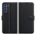 Per Galaxy S21 FE Litchi Texture Custodia protettiva a vibrazione orizzontale con supporto, slot per schede e portafoglio, For Galaxy S21 FE