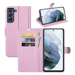 Per Galaxy S21 FE Litchi Texture Custodia protettiva a vibrazione orizzontale con supporto, slot per schede e portafoglio, For Galaxy S21 FE