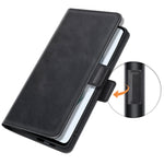 Per Samsung Galaxy S21 FE Custodia in pelle a vibrazione orizzontale con fibbia magnetica a doppio lato con supporto, slot per carte e portafoglio