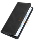 Per Samsung Galaxy S21 FE Custodia in pelle con ventosa magnetica da lavoro retro-pelle con supporto, slot per carte e portafoglio, For Samsung Galaxy S21 FE