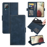 Per Samsung Galaxy A22 4G Custodia in pelle a vibrazione orizzontale con fibbia magnetica a doppio lato con supporto e slot per carte e portafoglio