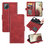 Per Samsung Galaxy A22 4G Custodia in pelle a vibrazione orizzontale con fibbia magnetica a doppio lato con supporto e slot per carte e portafoglio