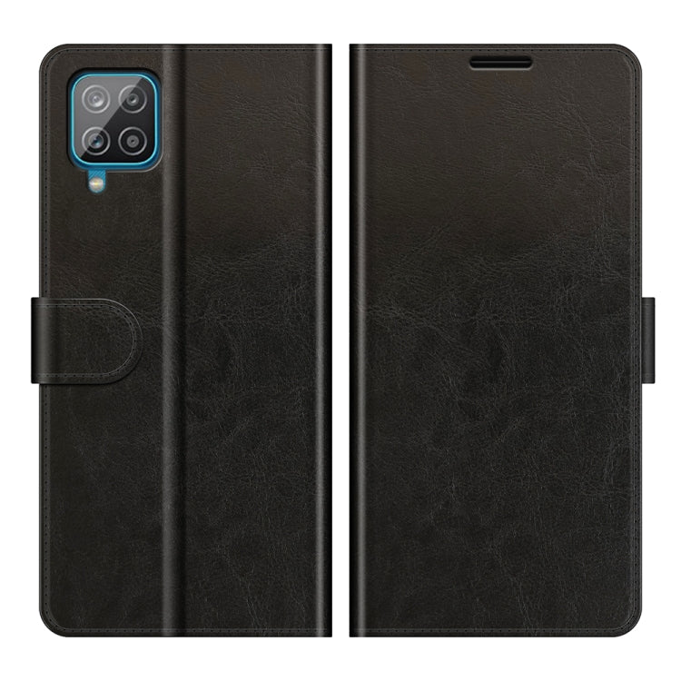 Per Samsung Galaxy A22 4G R64 Texture Custodia protettiva a vibrazione orizzontale singola con supporto e slot per schede e cornice per foto a portafoglio, For Samsung Glaxy A22 4G
