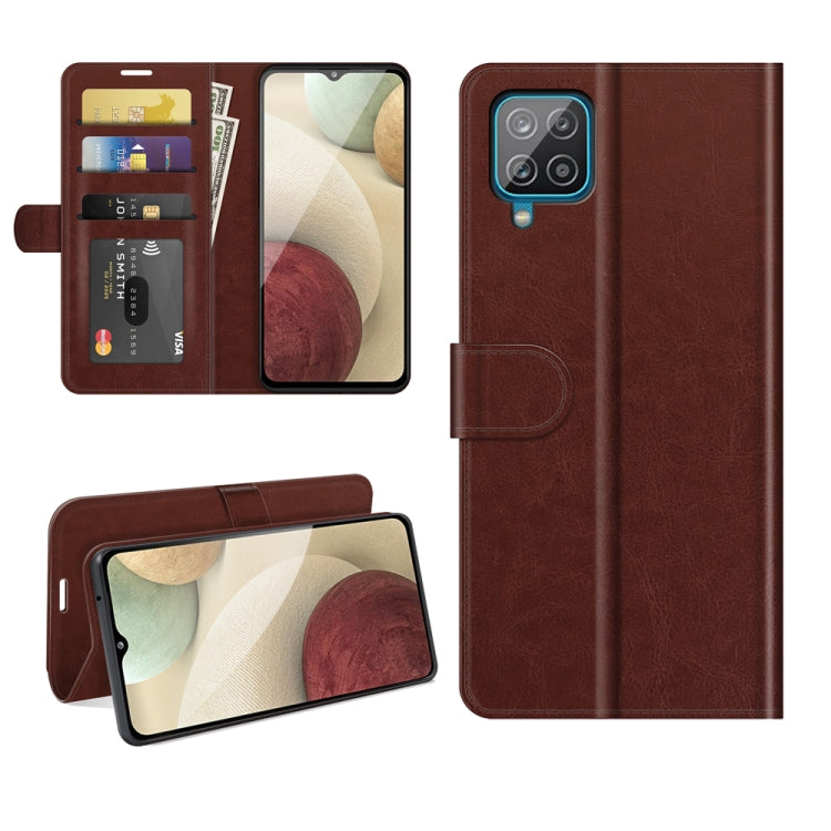 Per Samsung Galaxy A22 4G R64 Texture Custodia protettiva a vibrazione orizzontale singola con supporto e slot per schede e cornice per foto a portafoglio, For Samsung Glaxy A22 4G