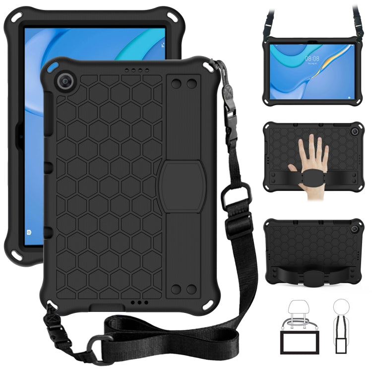 Design a nido d'ape Materiale EVA + PC Guscio protettivo anticaduta a quattro angoli con cinturino, For Huawei MediaPad T10 9.7 / T10 10.1