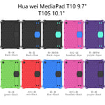 Design a nido d'ape Materiale EVA + PC Guscio protettivo anticaduta a quattro angoli con cinturino, For Huawei MediaPad T10 9.7 / T10 10.1