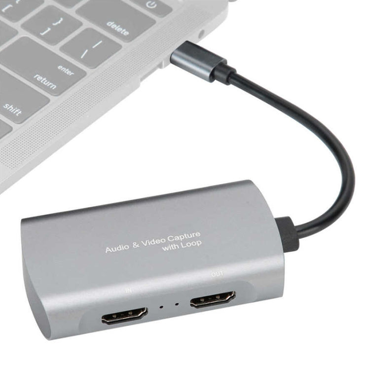 Scheda acquisizione video 4K USB Tipo C a HDMI 1080P con loop