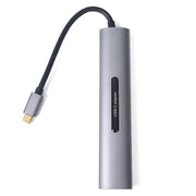 V161B HUB 9 in 1 da tipo C a HD / VGA / USB 3.0 / SD / audio da 3,5 mm / lettore di schede TF, V161B