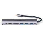 Hub USB-C 9 in 1 con HDMI, VGA, USB 3.0 e lettore schede TF
