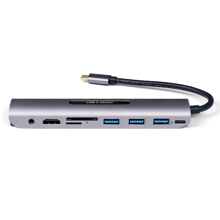 Hub USB-C 9 in 1 con HDMI, VGA, USB 3.0 e lettore schede TF