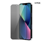 5 PCS ENKAY Hat-Prince Full Coverage 28 Gradi Protezione per lo schermo per la privacy Pellicola in vetro temperato anti-spia, For iPhone 13 mini, For iPhone 13 / 13 Pro, For iPhone 13 Pro Max
