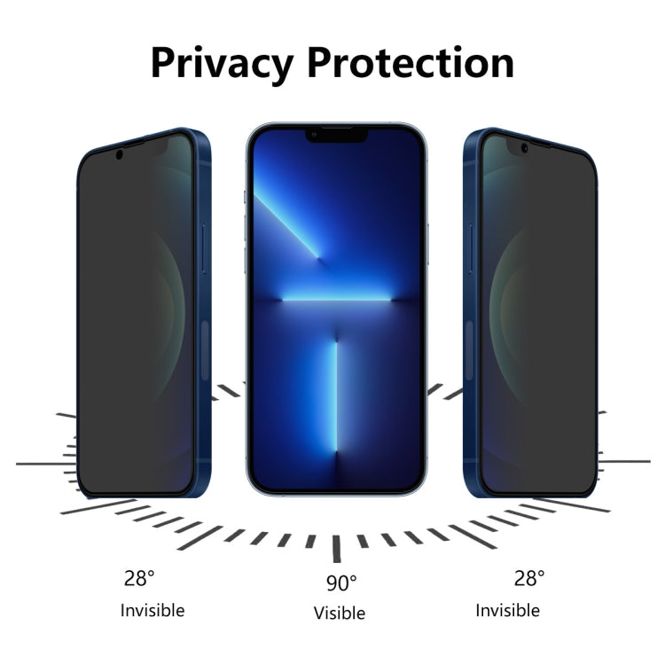 5 PCS ENKAY Hat-Prince Full Coverage 28 Gradi Protezione per lo schermo per la privacy Pellicola in vetro temperato anti-spia, For iPhone 13 mini, For iPhone 13 / 13 Pro, For iPhone 13 Pro Max