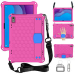 Design a nido d'ape Materiale EVA + PC Guscio protettivo piatto anticaduta a quattro angoli con cinturino, For Lenovo Tab M10 TB-X505X/F, For Lenovo Smart Tab M10 TB-605F, For Lenovo Smart Tab M10 TB-606F