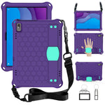 Design a nido d'ape Materiale EVA + PC Guscio protettivo piatto anticaduta a quattro angoli con cinturino, For Lenovo Tab M10 TB-X505X/F, For Lenovo Smart Tab M10 TB-605F, For Lenovo Smart Tab M10 TB-606F