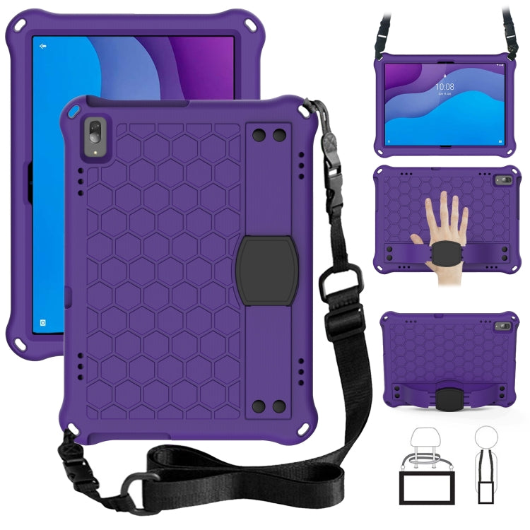Design a nido d'ape Materiale EVA + PC Guscio protettivo piatto anticaduta a quattro angoli con cinturino, For Lenovo Tab M10 TB-X505X/F, For Lenovo Smart Tab M10 TB-605F, For Lenovo Smart Tab M10 TB-606F