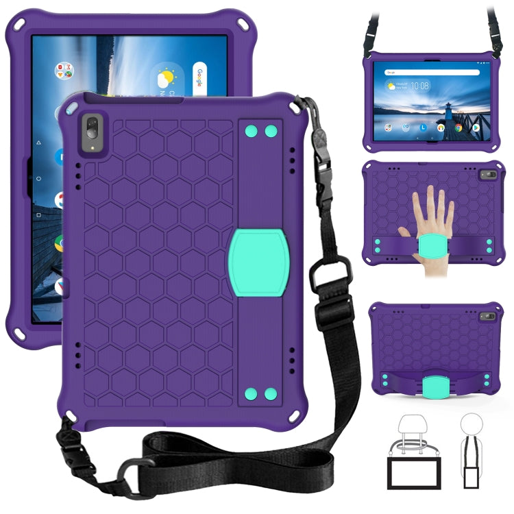 Design a nido d'ape Materiale EVA + PC Guscio protettivo piatto anticaduta a quattro angoli con cinturino, For Lenovo Tab M10 TB-X505X/F, For Lenovo Smart Tab M10 TB-605F, For Lenovo Smart Tab M10 TB-606F