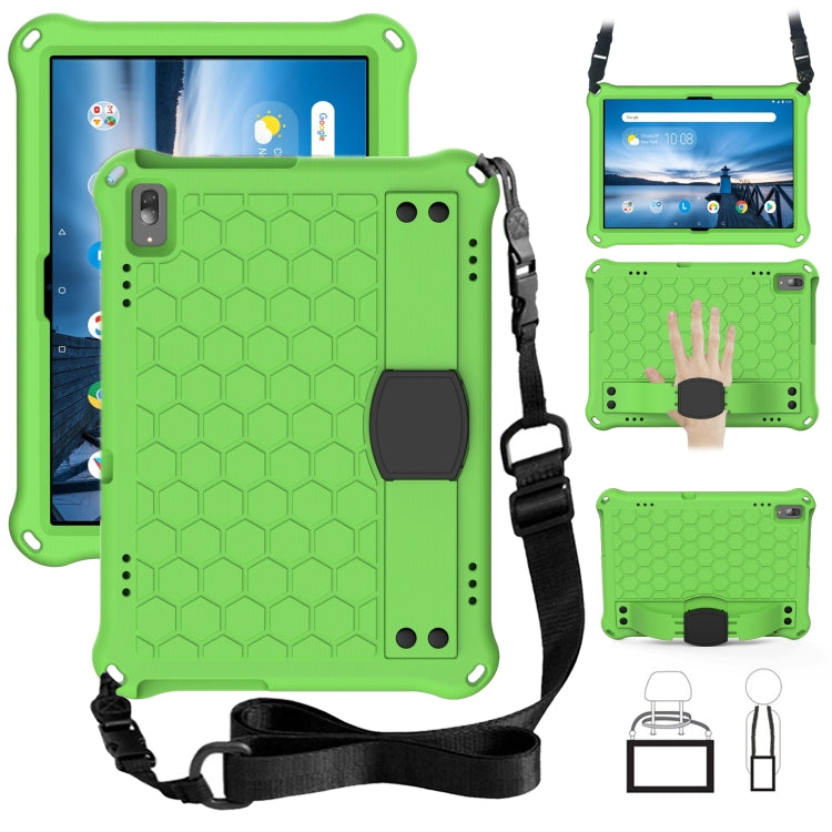 Design a nido d'ape Materiale EVA + PC Guscio protettivo piatto anticaduta a quattro angoli con cinturino, For Lenovo Tab M10 TB-X505X/F, For Lenovo Smart Tab M10 TB-605F, For Lenovo Smart Tab M10 TB-606F