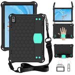 Design a nido d'ape Materiale EVA + PC Guscio protettivo piatto anticaduta a quattro angoli con cinturino, For Lenovo Tab P10 TB-X705F/L, For Lenovo Tab E10 TB-X104F