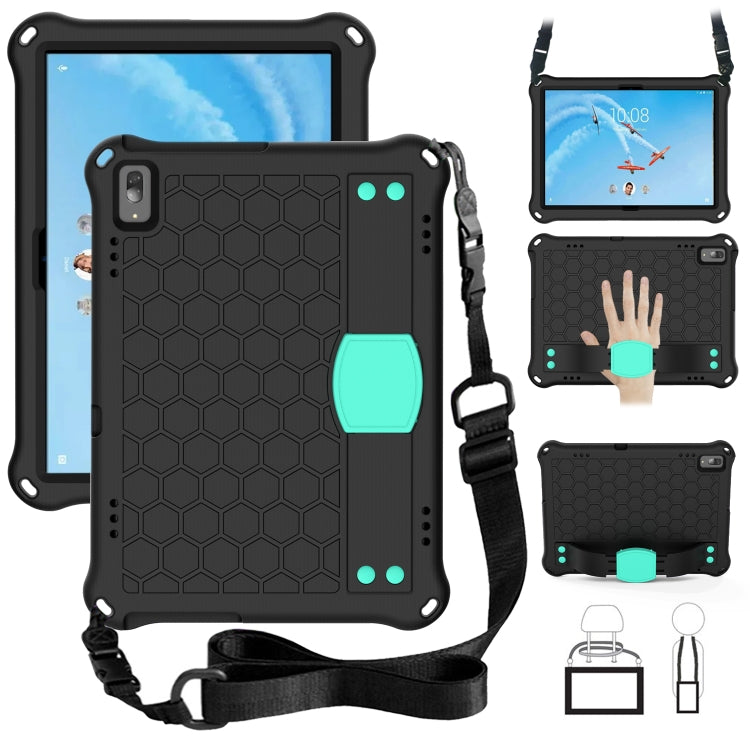 Design a nido d'ape Materiale EVA + PC Guscio protettivo piatto anticaduta a quattro angoli con cinturino, For Lenovo Tab P10 TB-X705F/L, For Lenovo Tab E10 TB-X104F